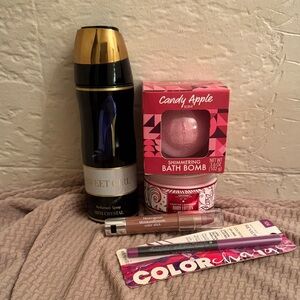 5 piece fragrance & makeup set